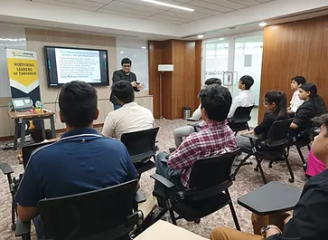 Small workshop/training-room photograph