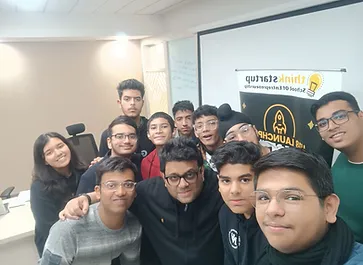 Small participant group/selfie photograph